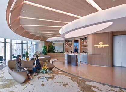 助力企业转型的办公室装建设计空间是怎么打造的——香港华懋集团